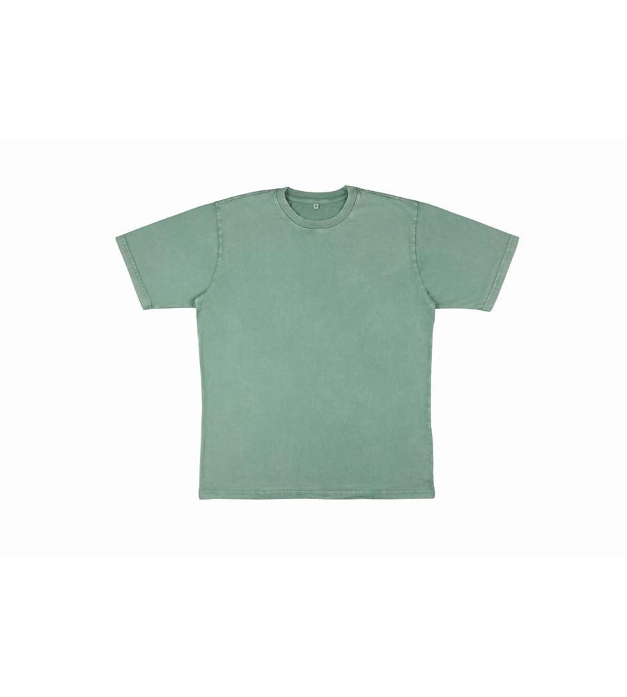 EarthPositive Unisex Oversized Heavy T-Shirt | STONE WASH SAGE GREEN